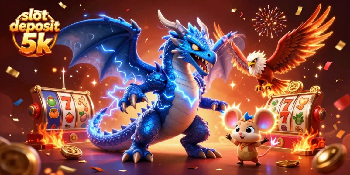 Experience thrilling gameplay with slot deposit 5k showcasing vibrant 3D characters and dynamic casino elements.