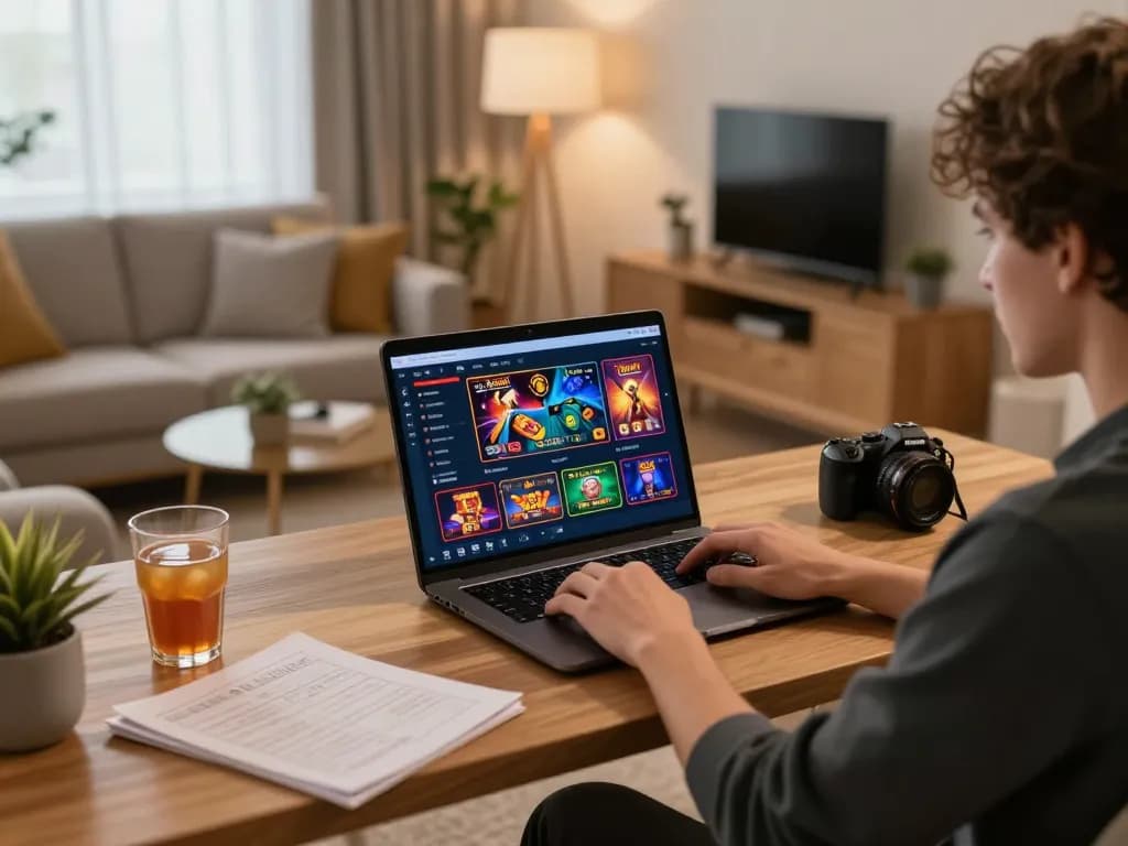 Experience thrilling online gaming at 789win with a player engaged in live dealer action from home