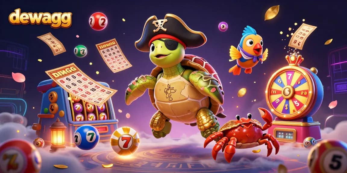 Dewagg offers thrilling jackpots and slot excitement with vibrant gaming imagery.