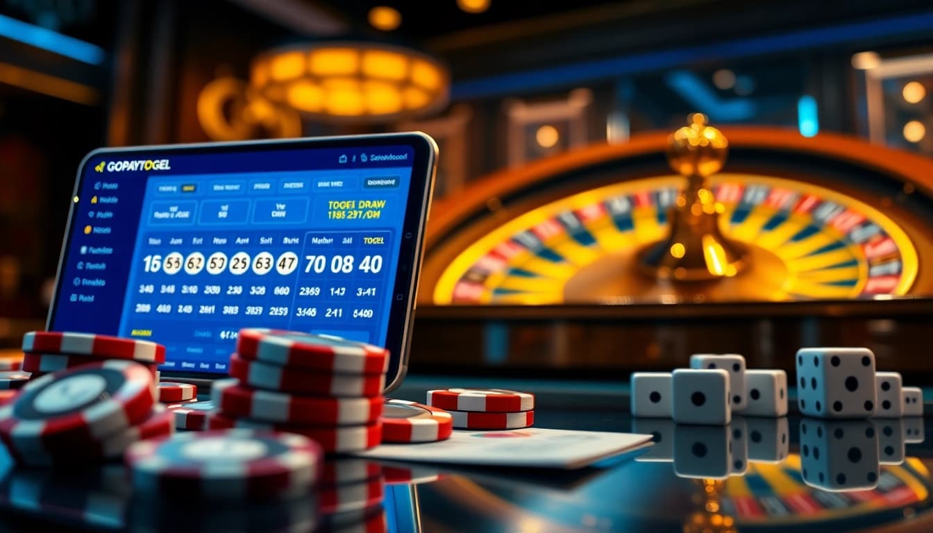Engaging GOPAYTOGEL digital betting interface highlighting fast secure Togel deposits and payouts