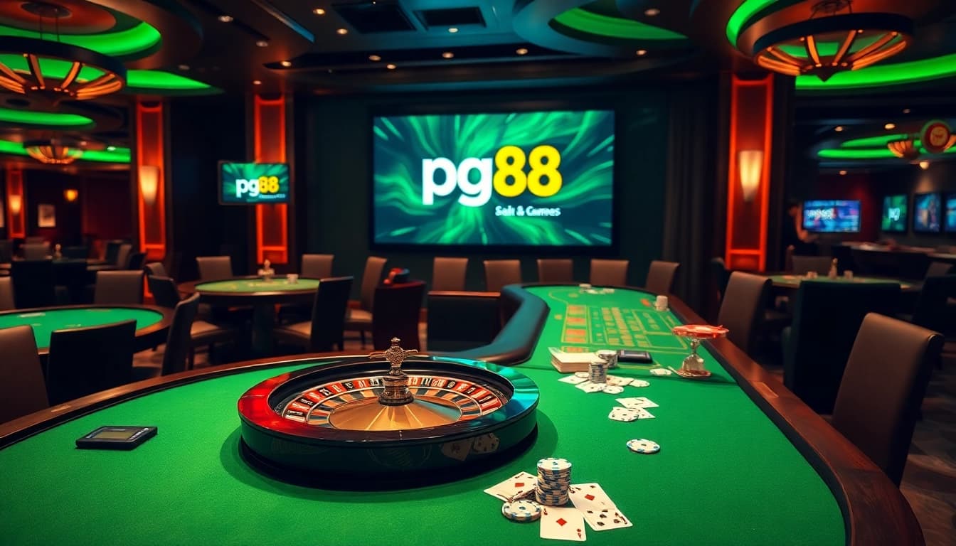 Experience thrilling gameplay at pg88 with engaging card games and vibrant casino tables.