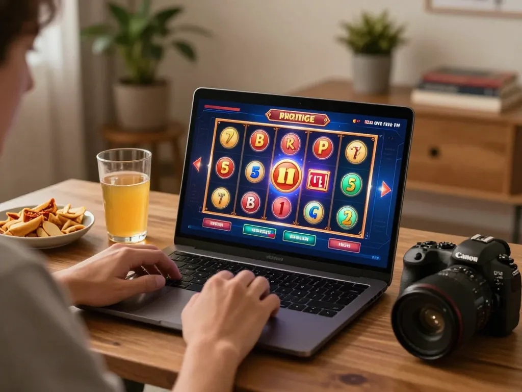 Menikmati permainan slot yang menarik secara online dengan Bintangmpo di lingkungan rumah yang nyaman.
