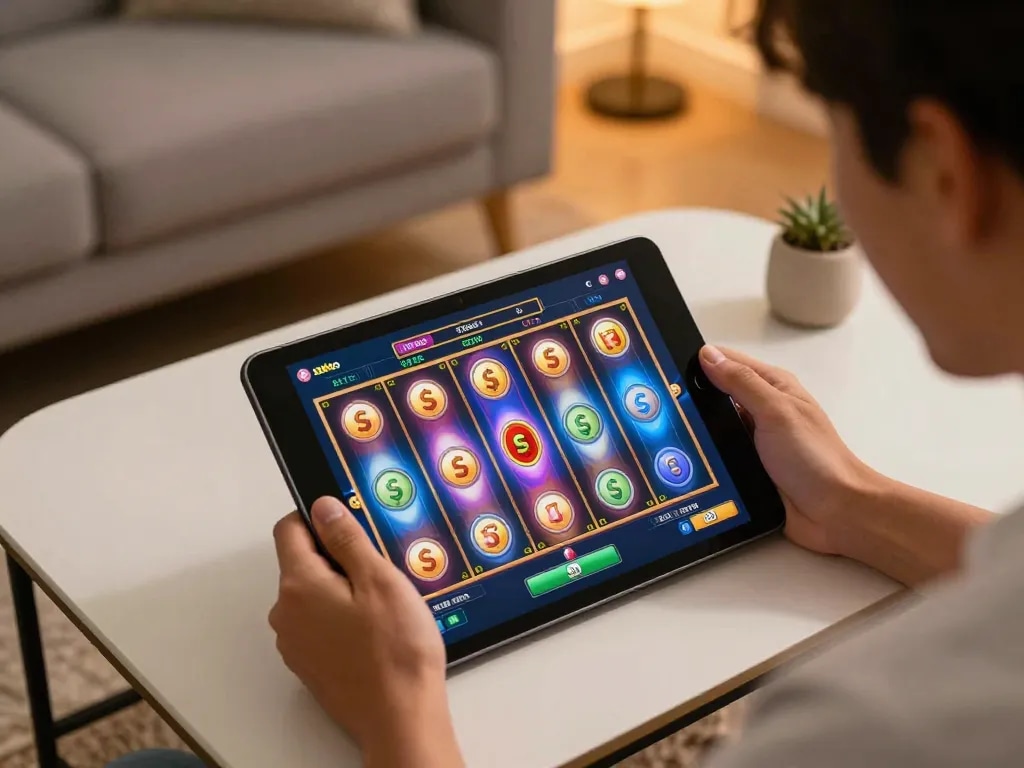 Engaging spin on situs toto slot game, showcasing exciting online gameplay experience.