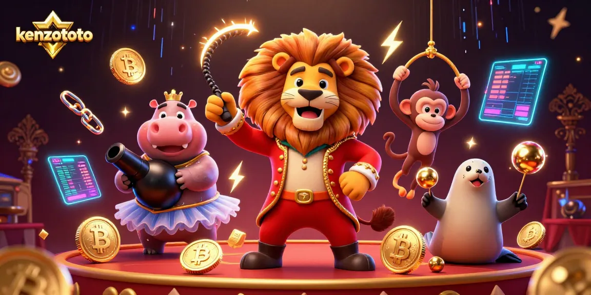 Experience the thrill of kenzototo with engaging characters showcasing vibrant casino elements.