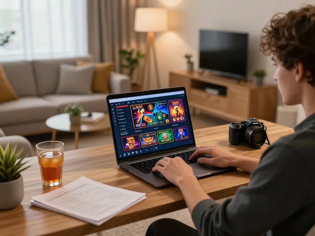 Experience thrilling online gaming at 789win with a player engaged in live dealer action from home