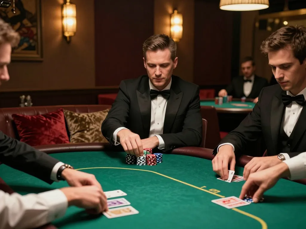 Players strategically engaging in high-stakes gameplay at mm 88 poker table.