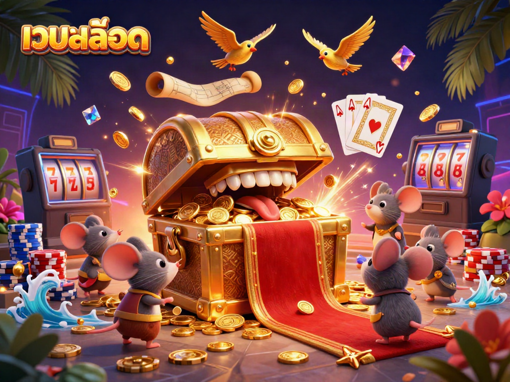 เล่นสนุกกับเกมสล็อตที่เว็บสล็อต หาโชคลาภจากสมบัติทองคำจำนวนนับไม่ถ้วน