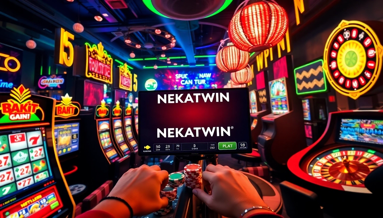 Experience the excitement of situs nekatwin with vibrant gaming graphics and engaging slot machines.