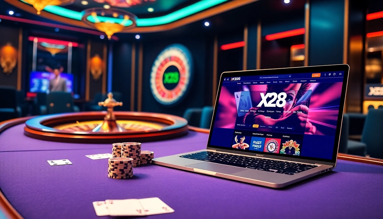 Experience the thrill at XX88's advanced casino tables, featuring dynamic chips and high-stakes gaming.