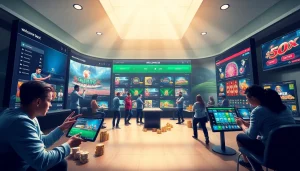Engaging online betting scene on https://8scom.dev/, featuring sports and casino games.