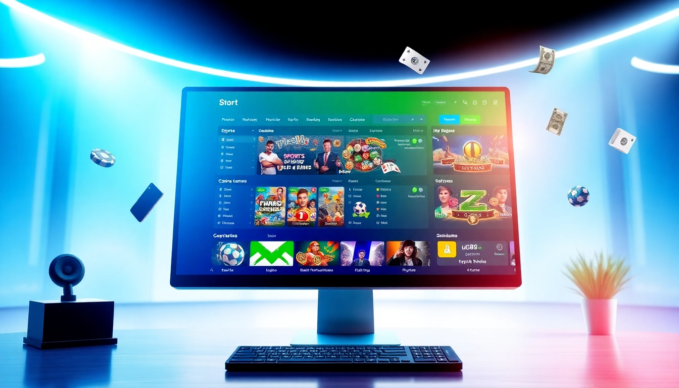 Interactive online betting experience at https://uu88.futbol/ showcasing diverse gaming options.