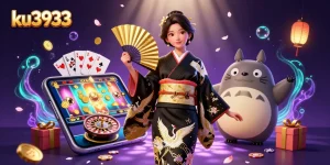 Experience thrilling gameplay with ku3933 in a vibrant casino scene featuring dynamic slots and gaming elements.